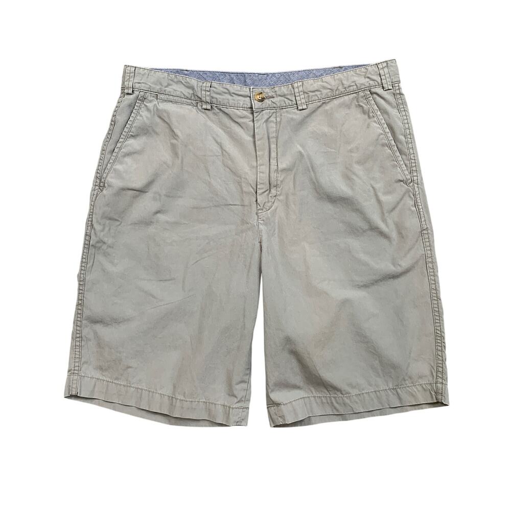 Polo Ralph Lauren Shorts Mens 34 Relaxed Fit Oxford-Chambray Lined Inner Waist